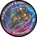Kekreations 3D Authorized Seller badge