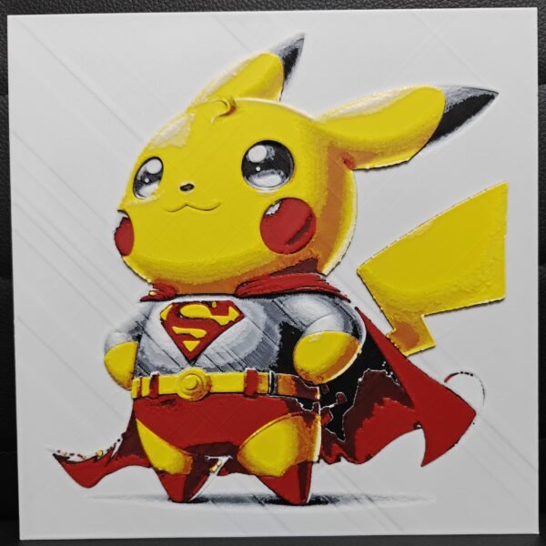 Super Pikachu HueForge Art