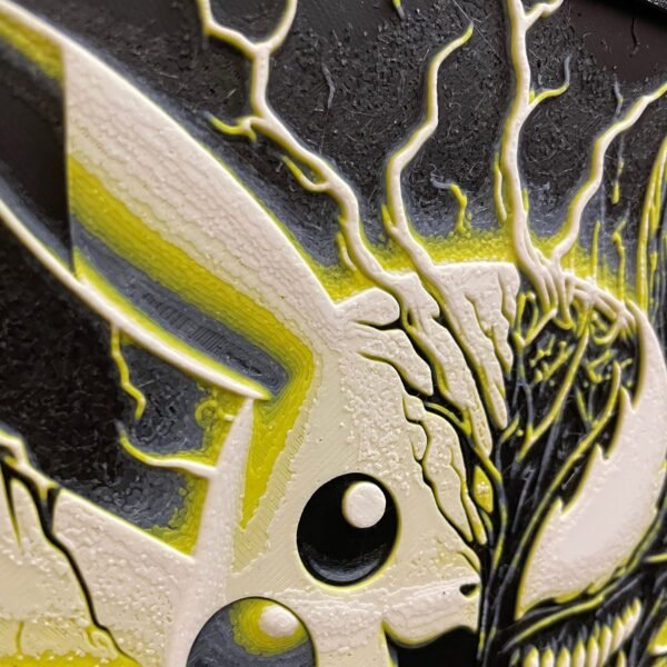 Electrified Venom Pikachu HueForge Art - Image 2