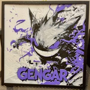 Shadow Surge Gengar HueForge Fan Art