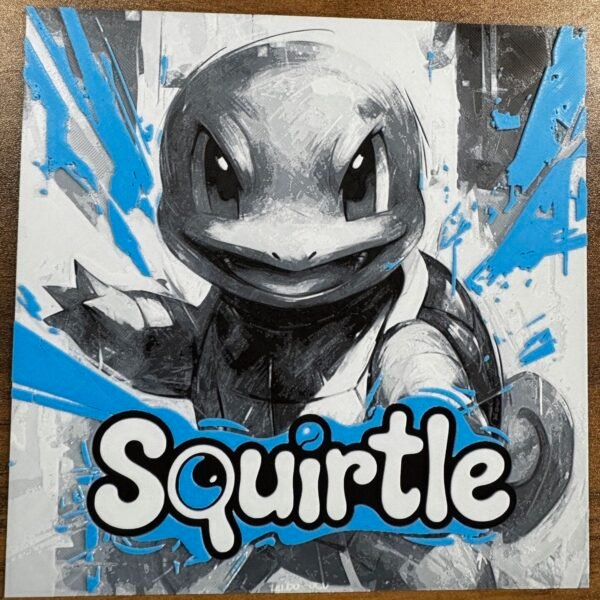 Splashy Squirtle HueForge Art