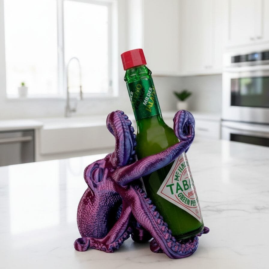 the sauce kraken holder-4 "The Sauce Kraken" – Tentacle Bottle Holder - Image 5