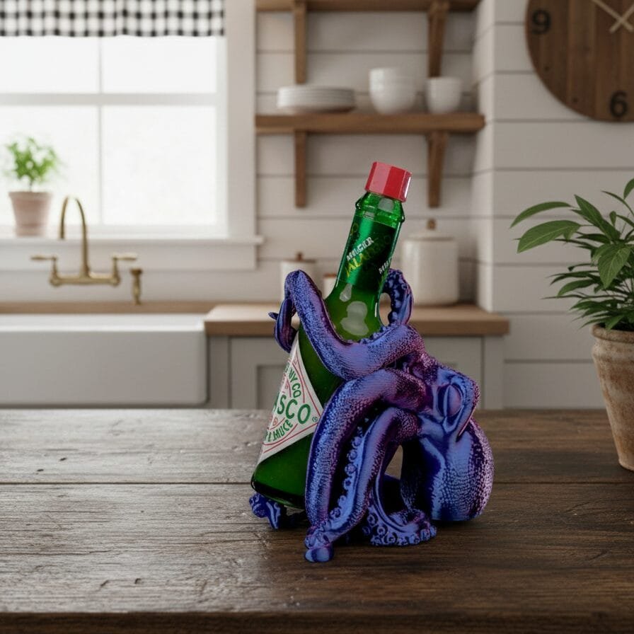 the sauce kraken holder-6 "The Sauce Kraken" – Tentacle Bottle Holder - Image 3