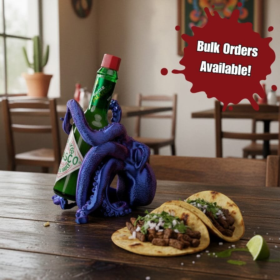 the sauce kraken holder-7 "The Sauce Kraken" – Tentacle Bottle Holder - Image 8