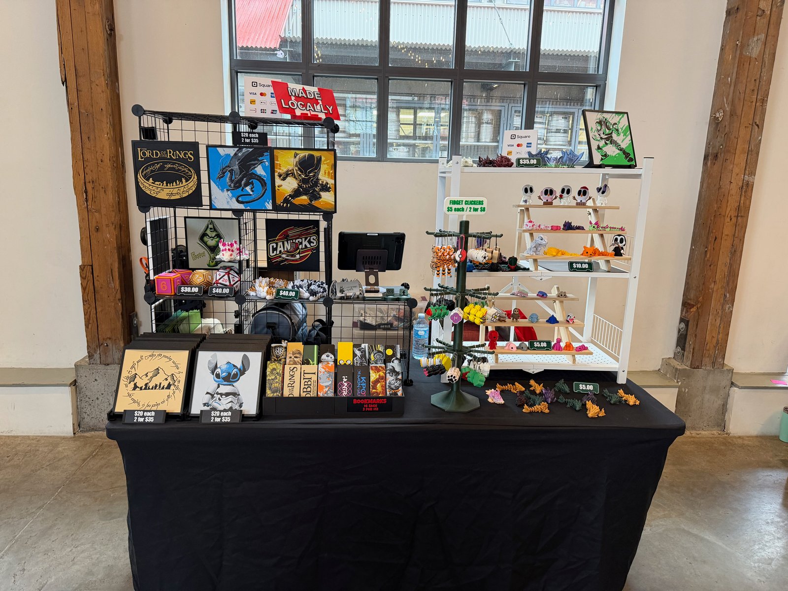 March 7 Spring Pop-Up Table Setup